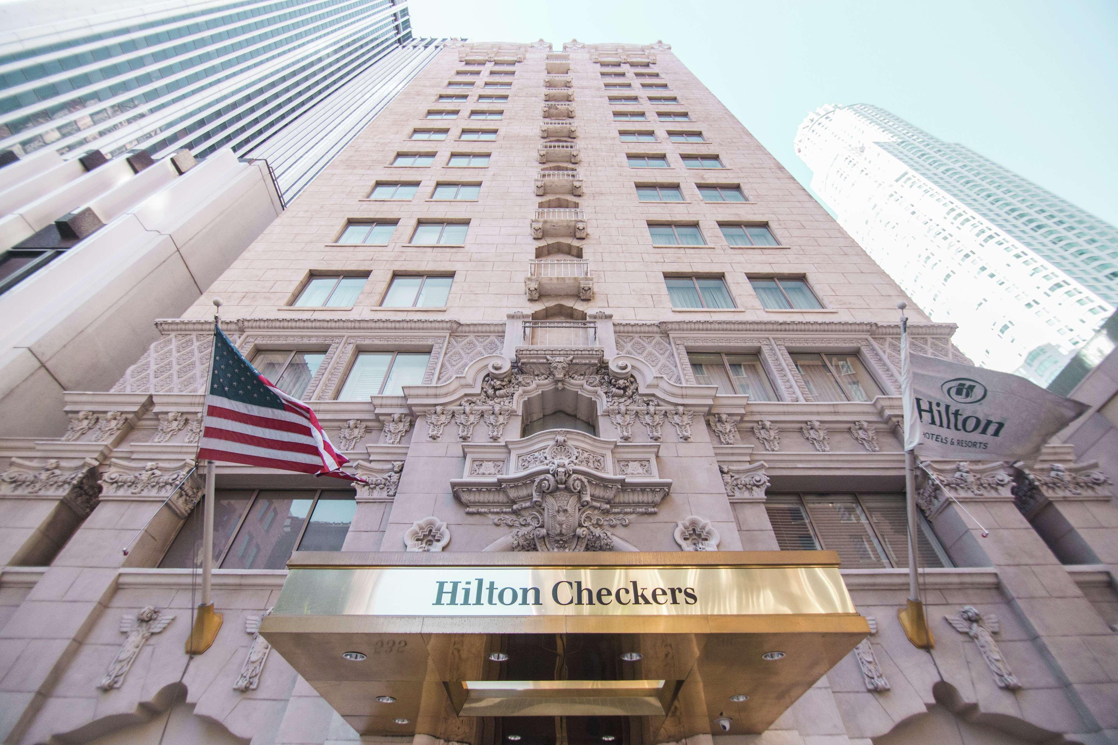 Отель Hilton Checkers Лос-Анджелес Экстерьер фото